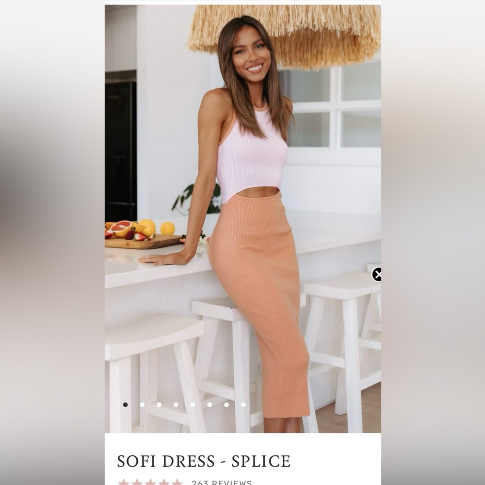 Sofi dress petal and pup new with tags s/m
